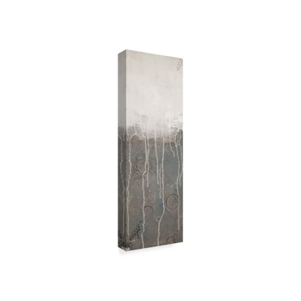 Hilary Winfield 'Lithosphere Grey White' Canvas Art,10x32